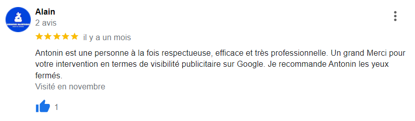 Avis Google 2